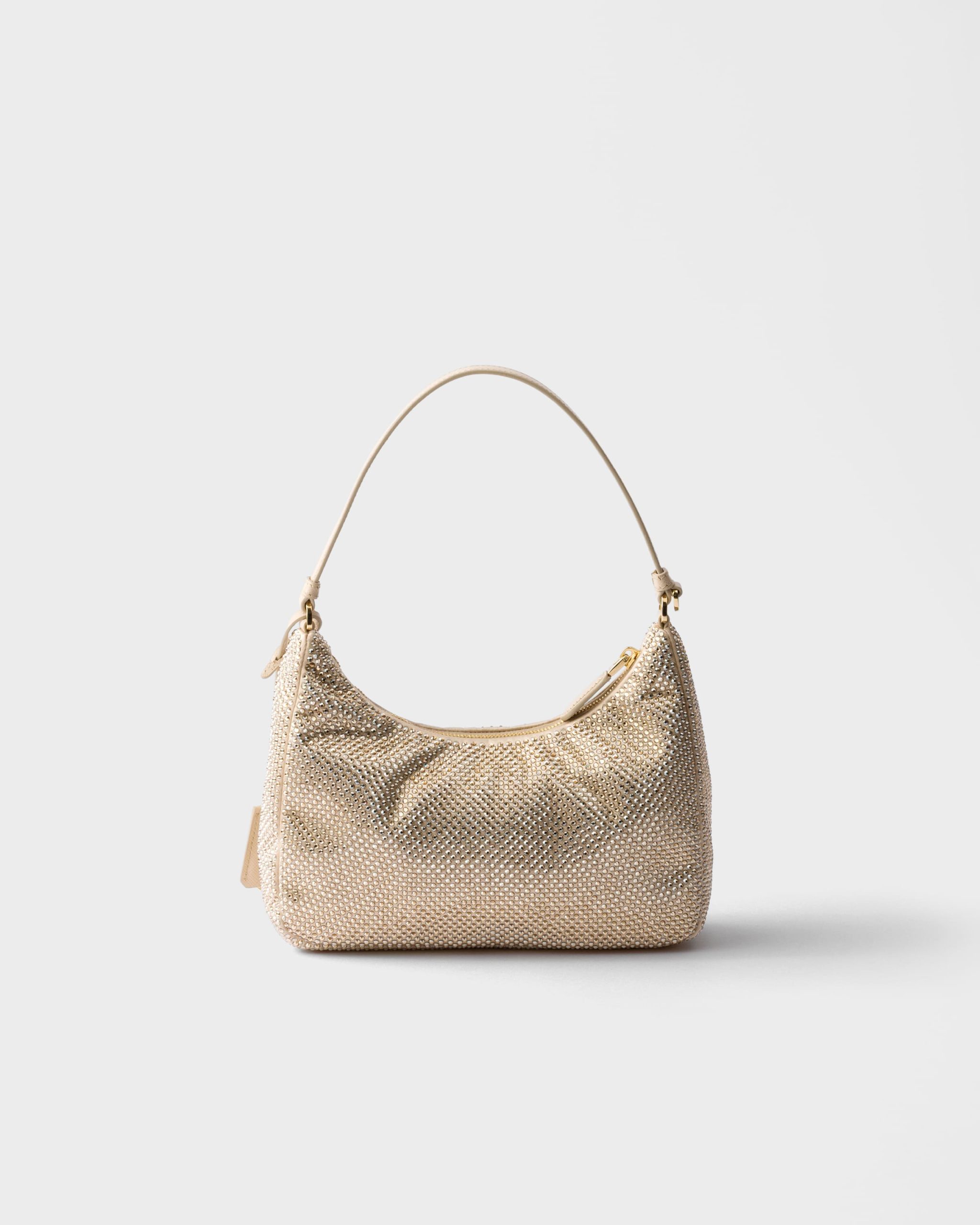 Prada Re-Edition 2005 mini crystal-studded satin bag - Image 6